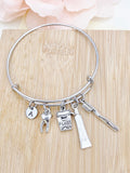 Dentist Bracelet, Dentist Gift, Graduation Gift, Birthday Gift, Personized Initial Bracelet, N5119