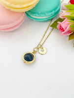 Natural Snowflake Obsidian Necklace, Gold or Silver Necklace option, Gemstone Jewelry N3845-M