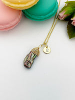 Baroque Pearl Keshi Necklace, Natural Baroque Pearl Keshi Pearl, Cultured Freshwater Pearl, N4252G