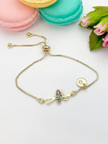 Gold Ballet Bracelet, Ballet Bracelet, Dance Girl Bracelet, Ballet Gift, Dance School, Ballet School Gift, Ballet Gift, N3769G