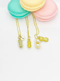 Gold Peanut Necklace, Birthday Gift, Personized Gift, N5126