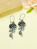 Rose Earrings, Stainless Steel Hypoallergenic Earrings, N5136