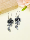 Rose Earrings, Stainless Steel Hypoallergenic Earrings, N5136