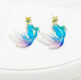 Goldfish Earrings, Gold Earrings, N5141