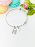 Math Book Charm Bracelet or Necklace, Math Teach Gift, Personalized Gift, N795-A