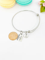 Math Book Charm Bracelet or Necklace, Math Teach Gift, Personalized Gift, N795-A