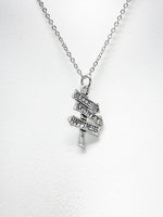 Silver Success Money Happiness Necklace, N5036-A