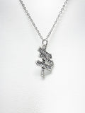 Silver Success Money Happiness Necklace, N5036-A