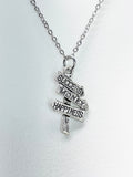 Silver Success Money Happiness Necklace, N5036-A