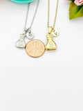 Gold Money Bag Necklace, Silver Money Bag Necklace, Luck Gift, Personalized Gifts, N5153