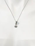 Silver Money Bag Necklace, Luck Gift, Personalized Gifts, N5153-A