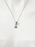 Silver Money Bag Necklace, Luck Gift, Personalized Gifts, N5153-A