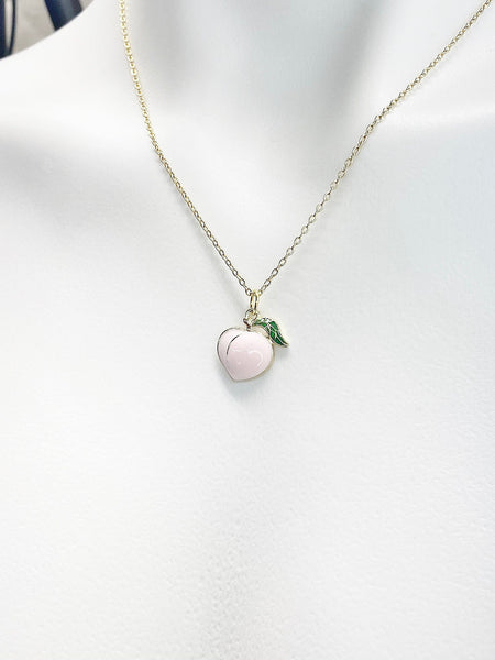 Gold Peach Necklace, Birthday Gift, Girlfriend Gifts, N3591-A