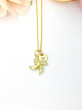 Pinwheel Necklace, Gold Beautiful Pinwheel Necklace, Creamy White, Windmill Toy, Birthday Gift, N5171A