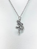 Silver Success Money Happiness Necklace, N5036-A