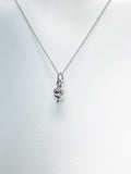 Silver Acorn Necklace, Autumm Fall Gift, N727B