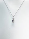 Silver Acorn Necklace, Autumm Fall Gift, N727B