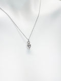 Silver Acorn Necklace, Autumm Fall Gift, N727B