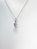 Silver Acorn Necklace, Autumm Fall Gift, N727B