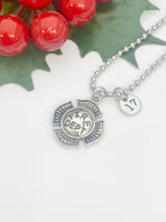 Firefighter Badge Number Necklace Personalize Gifts, N5180