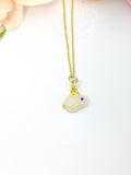 Gold Rabbit Necklace N5186A