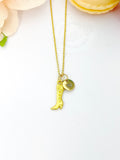 Gold High Heel Boot Necklace Personalized Gifts, N5190