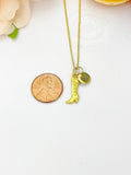 Gold High Heel Boot Necklace N5190A