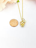 Gold Cattle Necklace N5192A