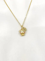 Gold Cattle Necklace Personalized Gifts, N5192