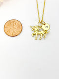 Gold Unicorn Necklace Birthday Gifts, Personalized Gifts, N5193