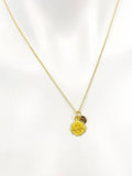 Gold Rose Flower Necklace Birthday Gifts, Personalized Gifts, N5198