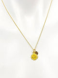 Gold Rose Flower Necklace Birthday Gifts, Personalized Gifts, N5198