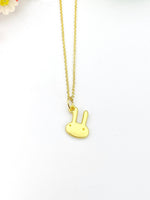 Gold Rabbit Necklace Birthday Gifts, N5203A