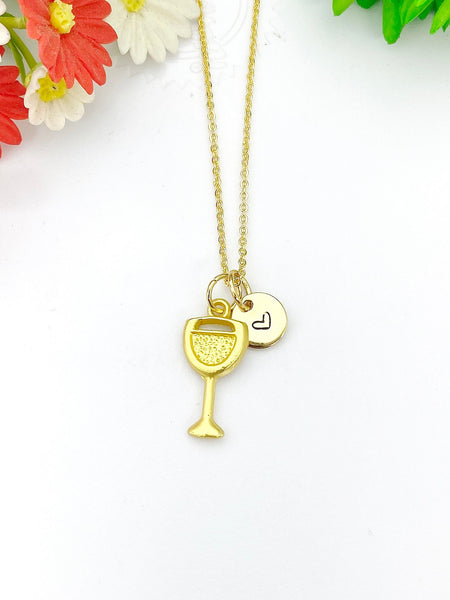 Gold Goblet Necklace Birthday Gifts, Personalized Gifts, N5206