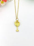 Gold Goblet Necklace Birthday Gifts, N5206A
