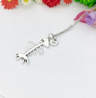 Fishbone Necklace Charismas Gifts, Personalized Gifts, N566A