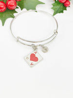 Ace of Heart Bracelet or Necklace, Poker Gifts, N31A