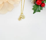 Gold Tiny Ant Charm Necklace Mother's Day Gifts, Personalized Gifts, N3594A