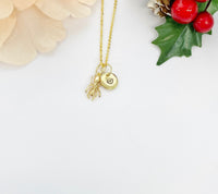 Gold Tiny Ant Charm Necklace Mother's Day Gifts, Personalized Gifts, N3594A