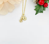 Gold Tiny Ant Charm Necklace Mother's Day Gifts, Personalized Gifts, N3594A