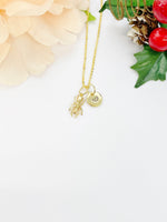 Gold Tiny Ant Charm Necklace Mother's Day Gifts, Personalized Gifts, N3594A
