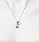 Silver Money Bag Necklace, Luck Gift, Personalized Gifts, N5153-A