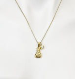 Gold Money Bag Necklace, Luck Gift, Personalized Gifts, N5153B