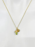 Gold Mangoes Fruit Necklace Birthday Gifts, Personalized Gifts, N5211