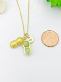 Gold Peanut Necklace Birthday Gifts, N5212A