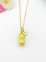 Gold Peanut Necklace Birthday Gifts, Personalized Gifts, N5212