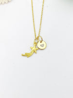 Gold Shooting Star Necklace Birthday Gifts, Personalized Gifts, N5215
