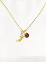 Gold Shooting Star Necklace Birthday Gifts, Personalized Gifts, N5215