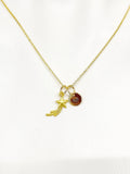 Gold Shooting Star Necklace Birthday Gifts, Personalized Gifts, N5215