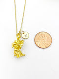 Gold Dragon Necklace Dragon Chinese Zodiac Signs, Birthday Gifts, Personalized Gifts, N5216